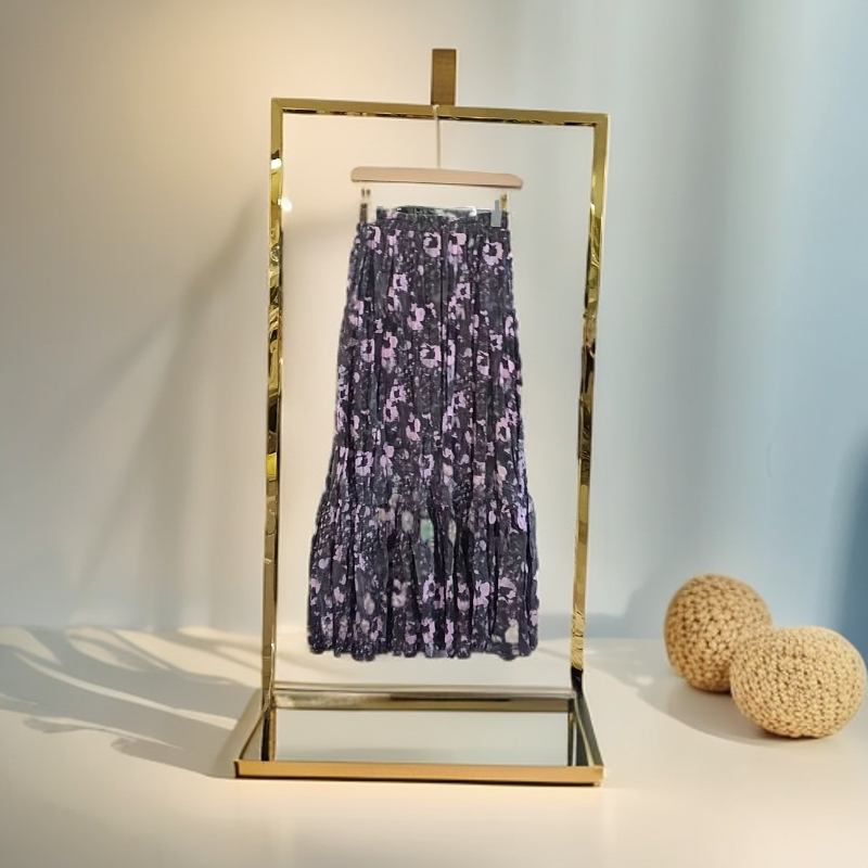 7516  褶皱休闲百搭半裙