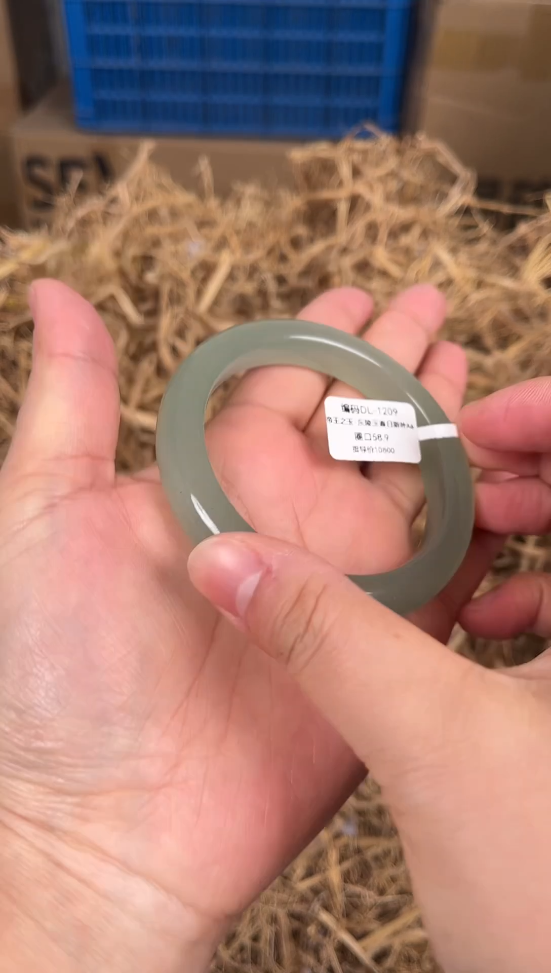 未镶嵌手镯石英质玉编码DL1209