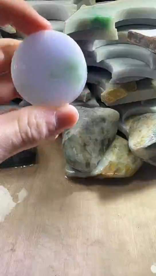 裸石翡翠缅甸翡翠A货花344