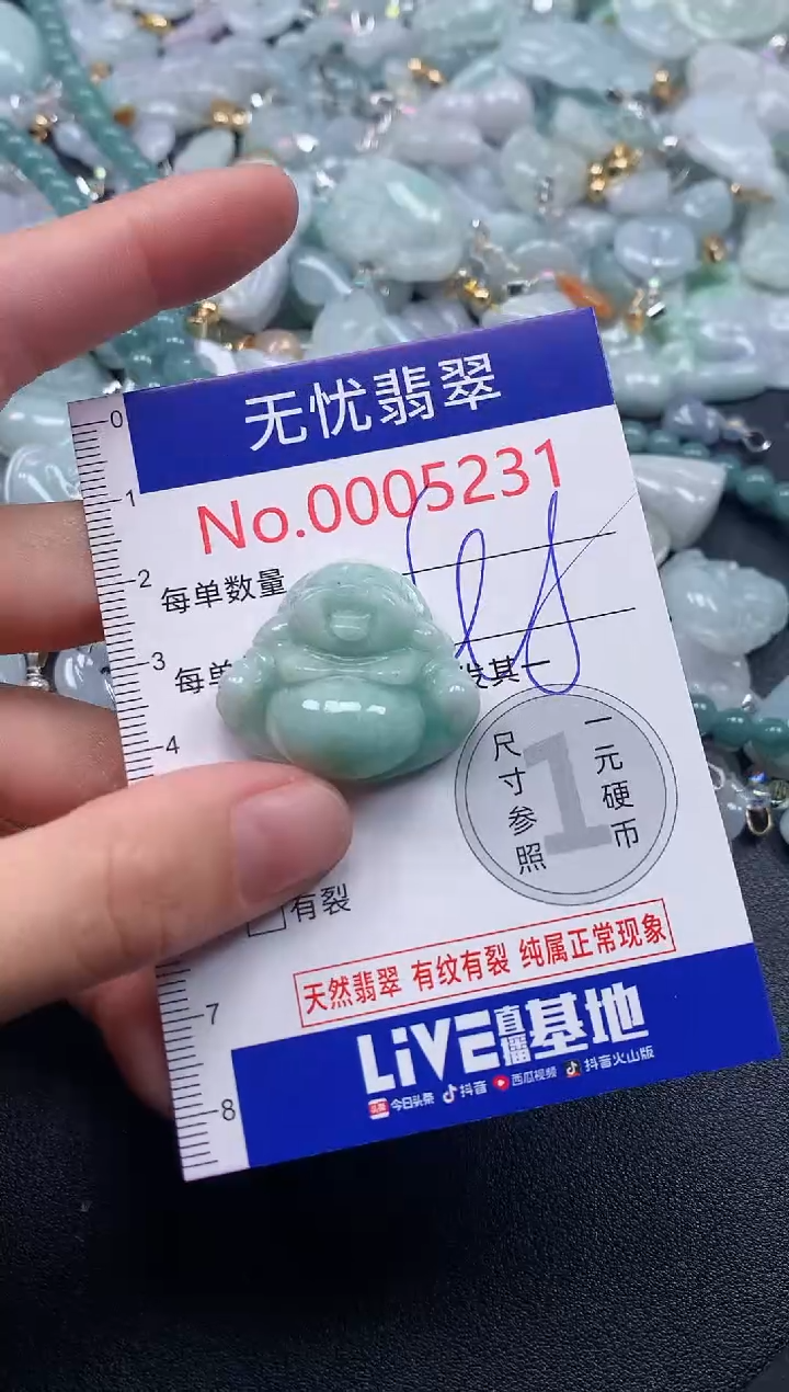 吊坠(不含链)未镶嵌翡翠5231