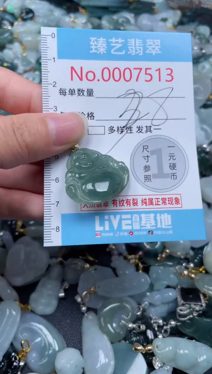 颈饰未镶嵌翡翠7513