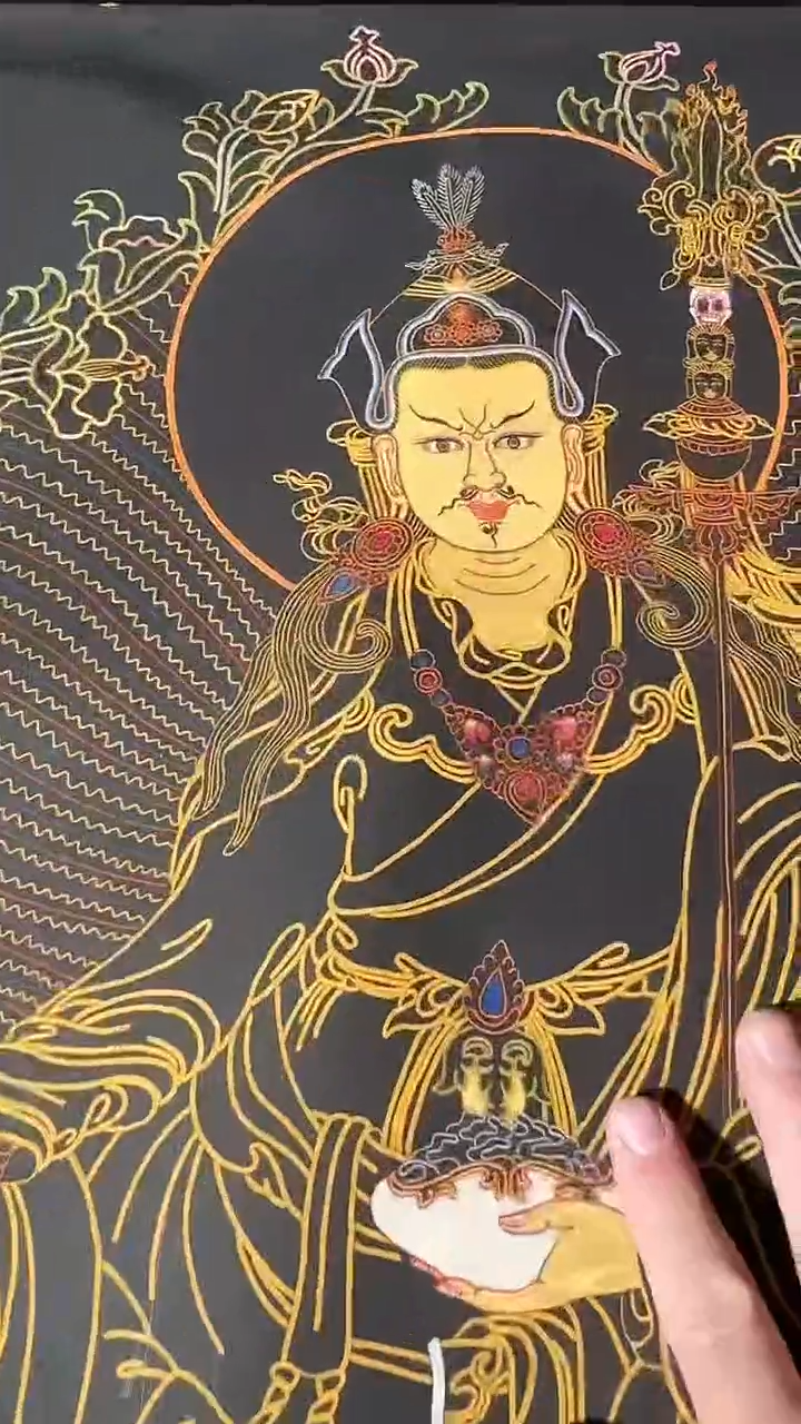 卷轴画藏式珍藏彩绘艺术馆72