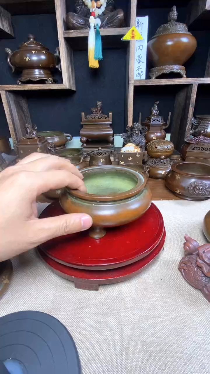 【闪购商品】纯铜 精品铜 摆件熏香炉/摆件/