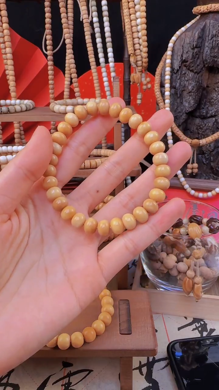 【闪购商品】菩提根/象牙果手串龙脊菩提算盘珠单圈#9