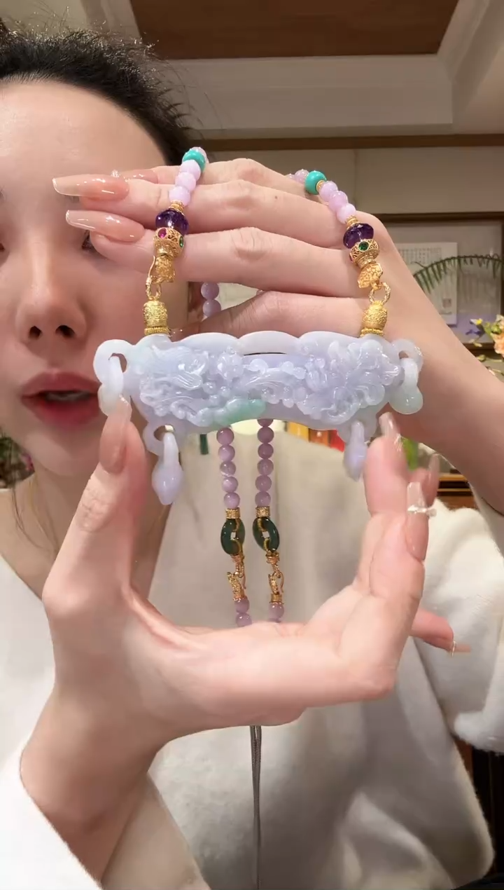 【闪购商品】翡翠颈饰未镶嵌国风