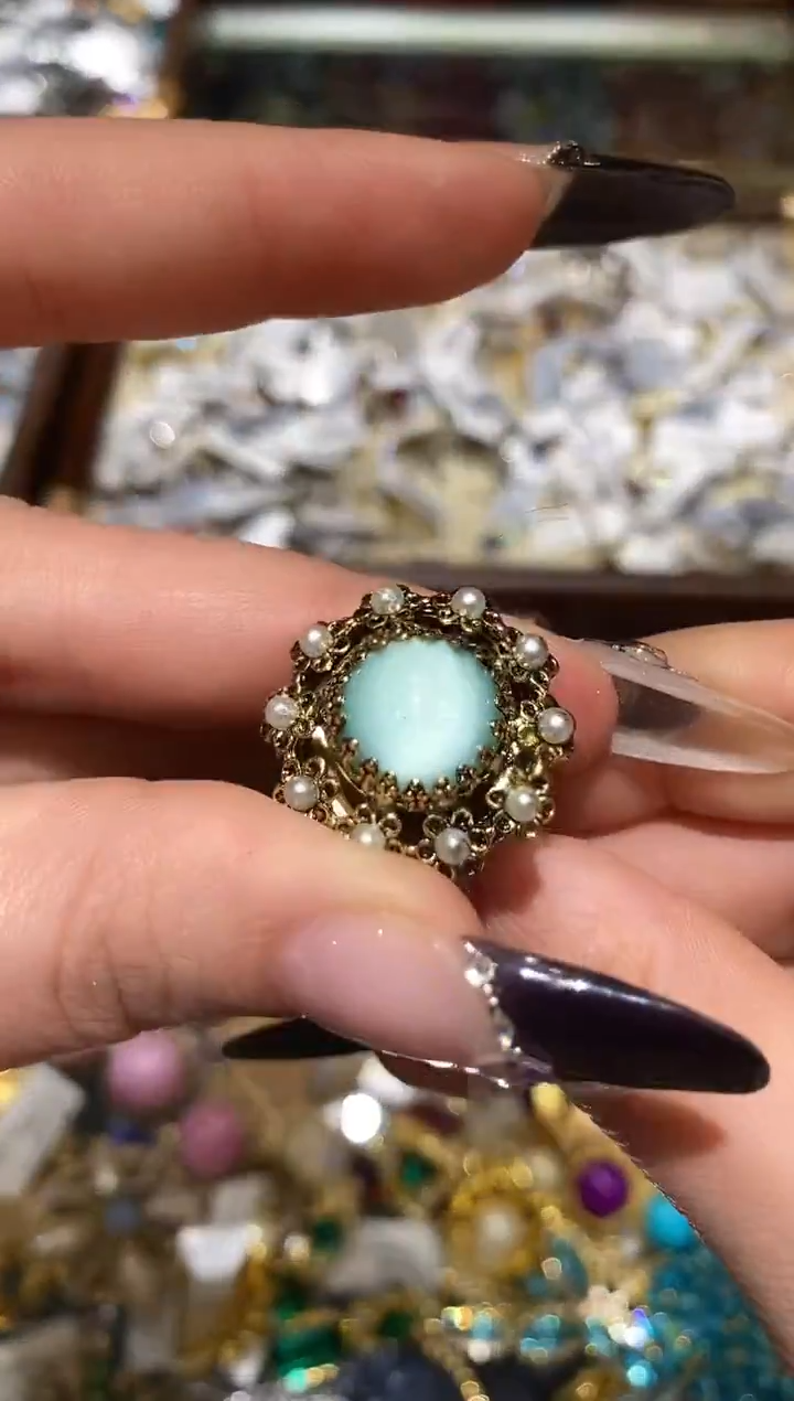 纯铜合金琉璃楚楚珠宝中古甄选不退换