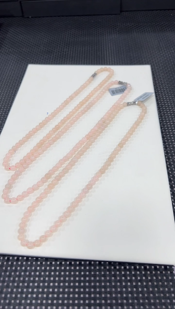 和田玉未镶嵌项链6mm+（多样性发一件）130