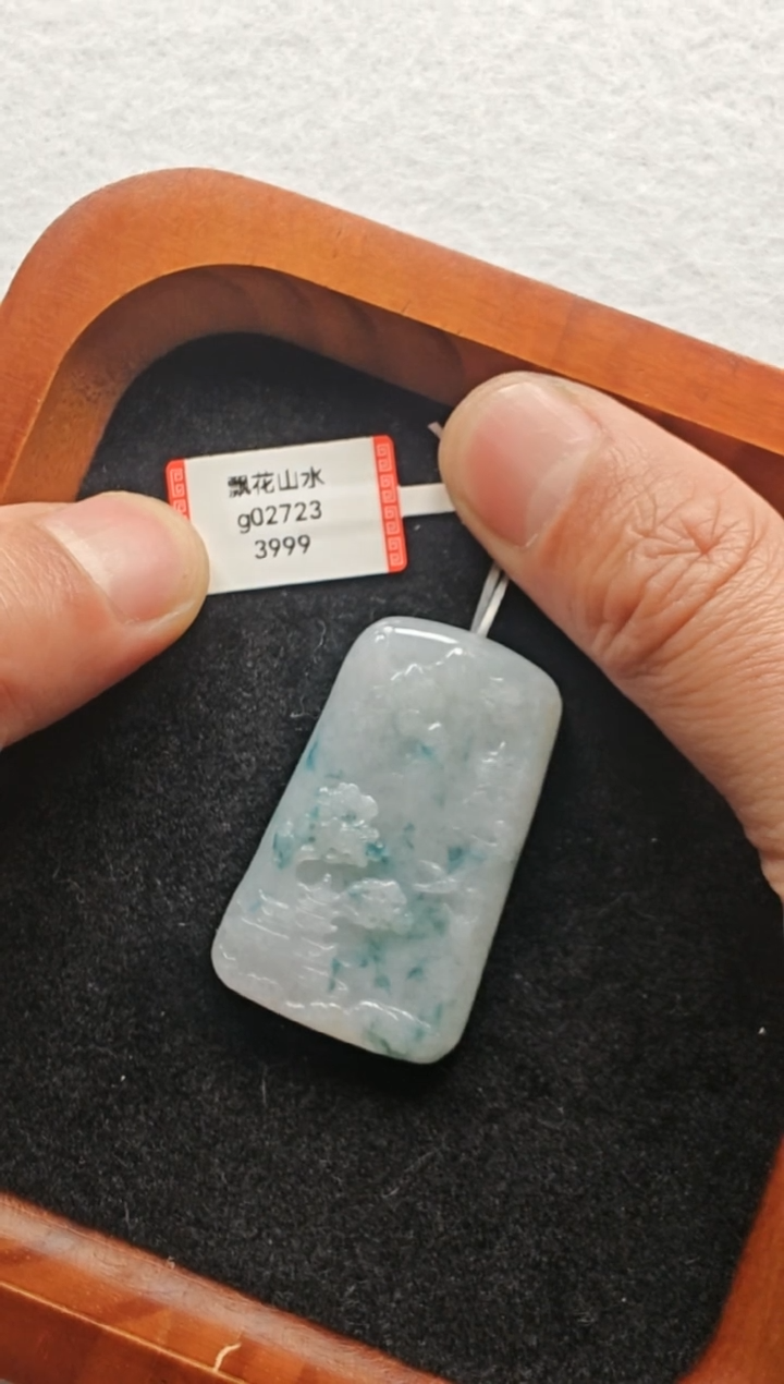 【闪购商品】翡翠颈饰未镶嵌g02723-山水