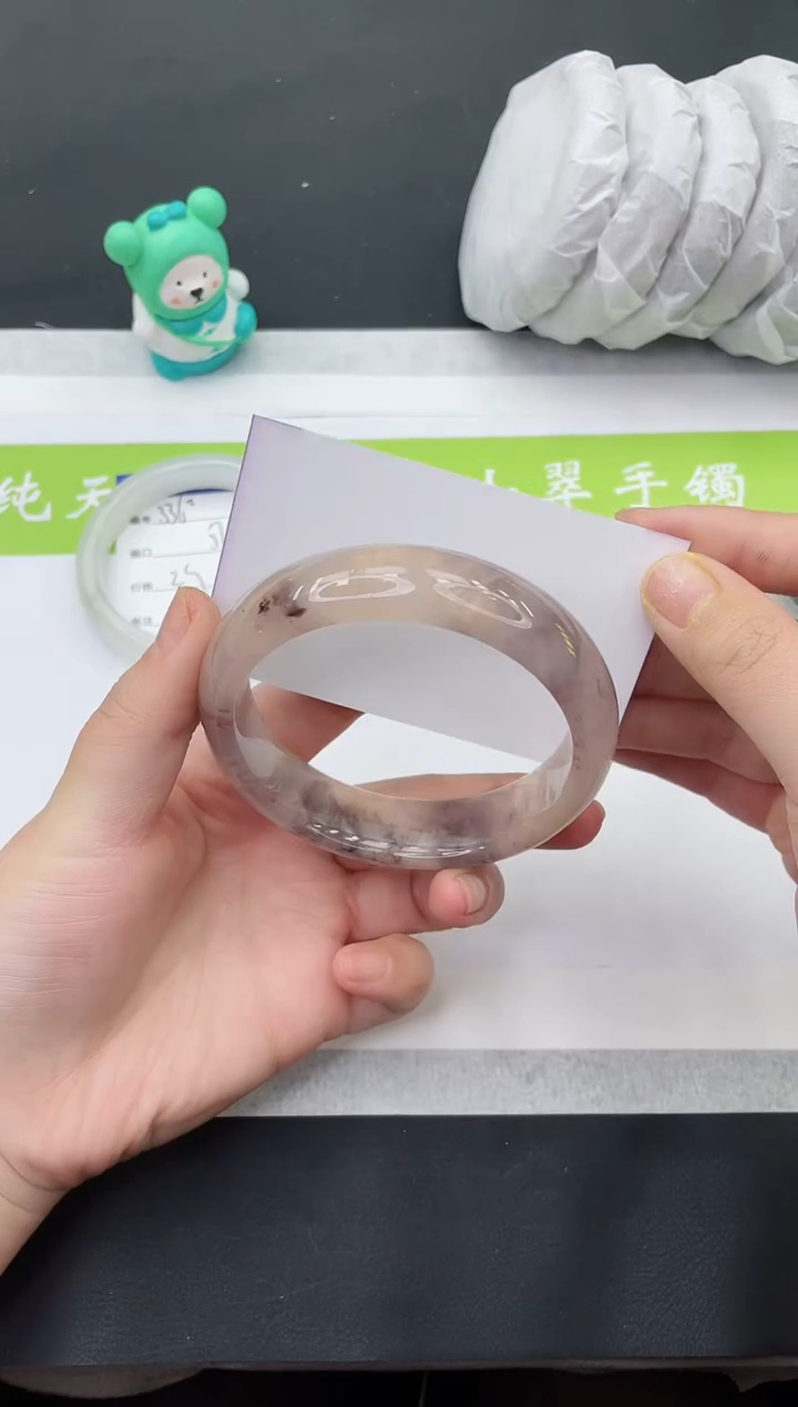 【闪购商品】石英质玉手镯未镶嵌H337-64+