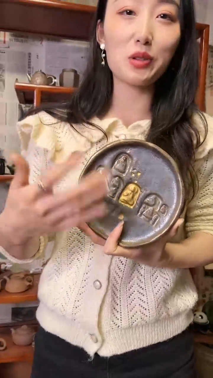 【闪购商品】H04鎏金壶承磨砂感老岩泥茶壶