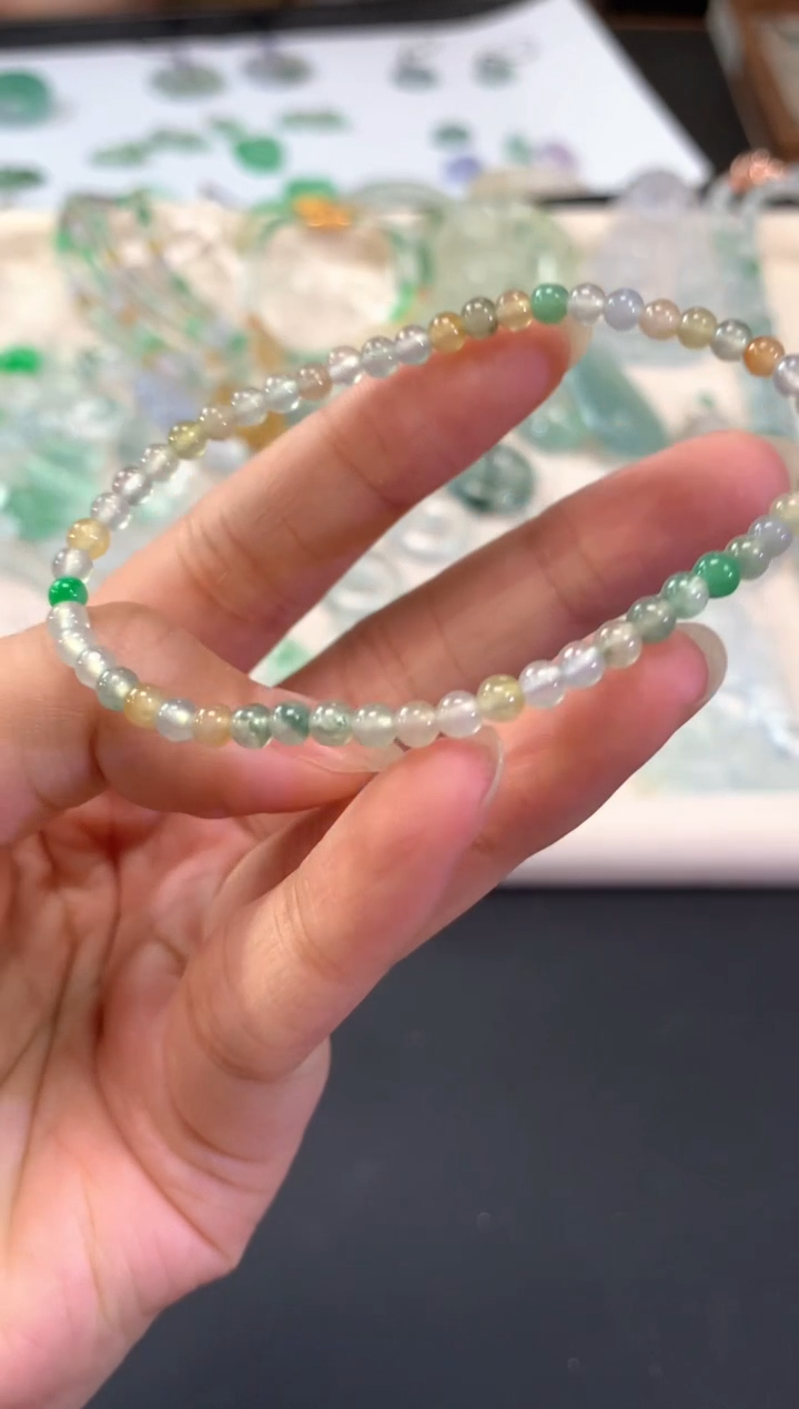 【闪购商品】翡翠手链未镶嵌A504|1380