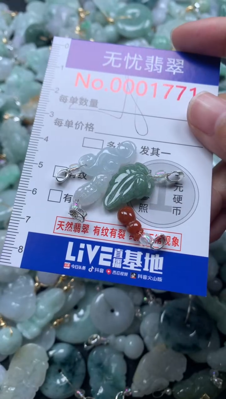 颈饰未镶嵌翡翠1771