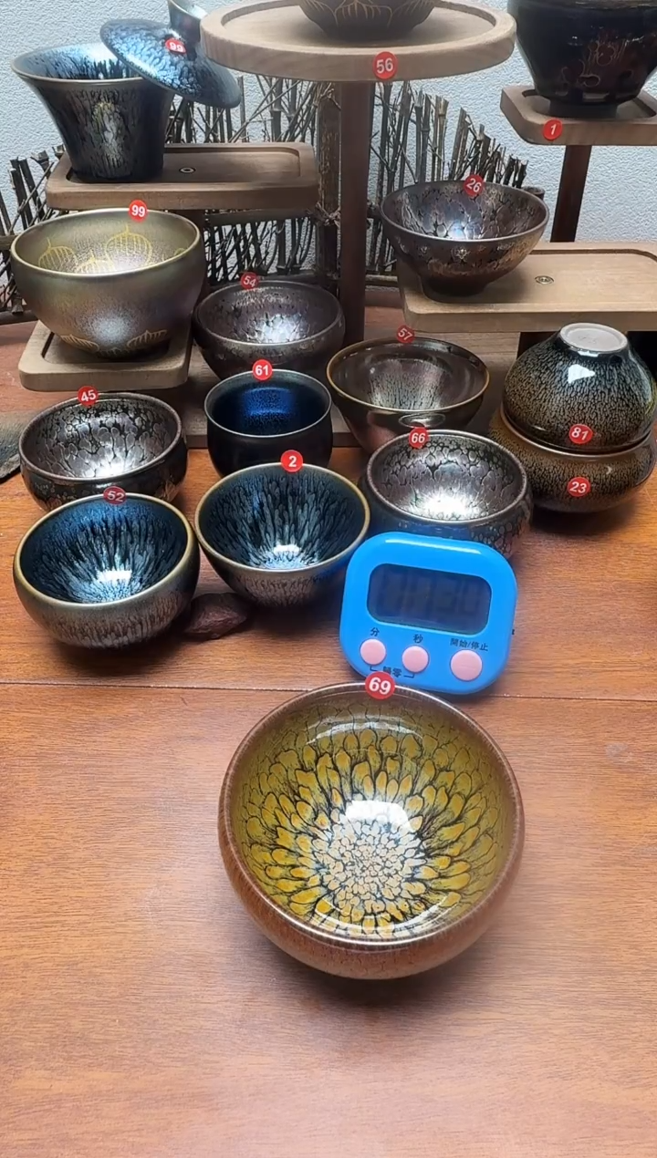 茶盏龙*69号建盏工匠茶器