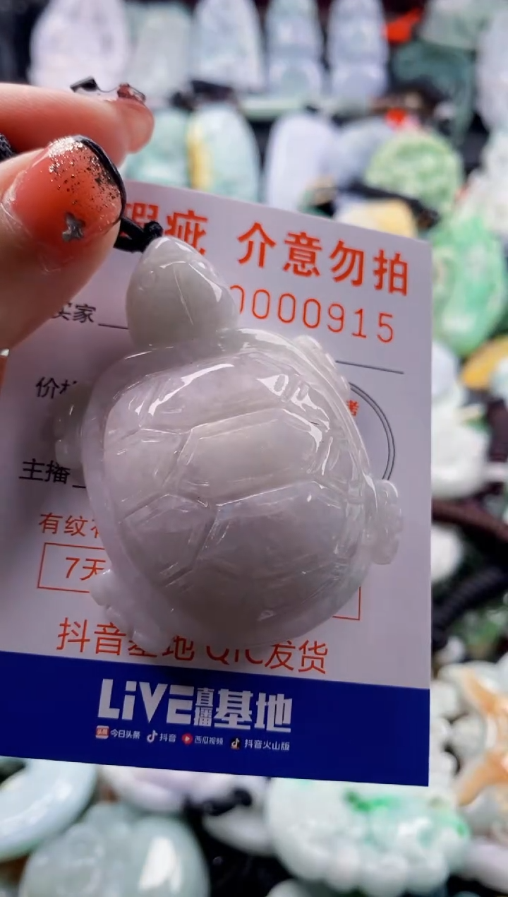 翡翠未镶嵌吊坠(不含链)1