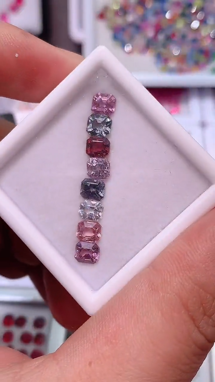 【闪购商品】尖晶石裸石未镶嵌精切8粒