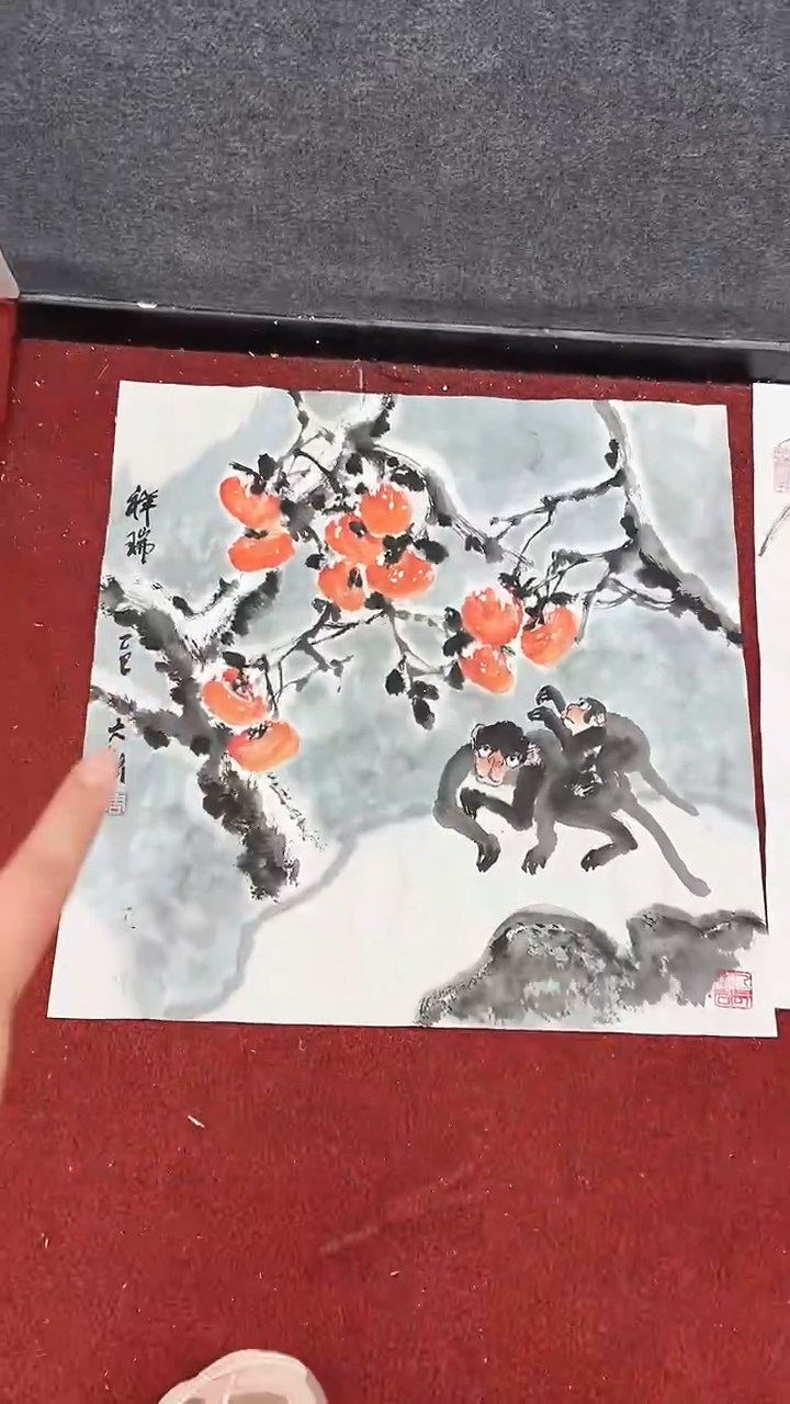 国画周大拙/国画/花鸟