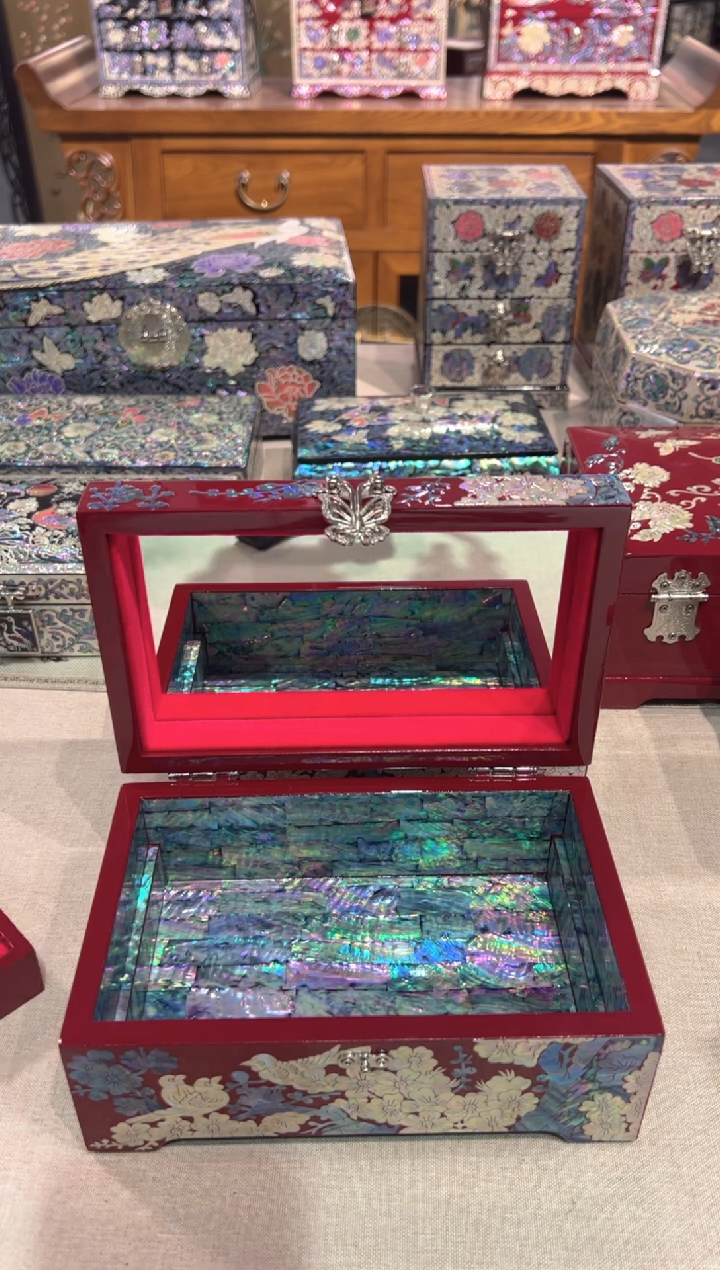 【闪购商品】按扣满贝底弘贝雅螺钿漆器文化馆