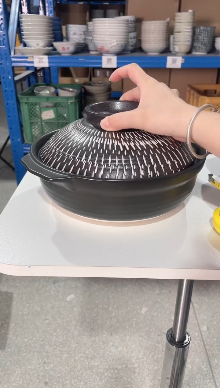 陶瓷黑御影8号锅