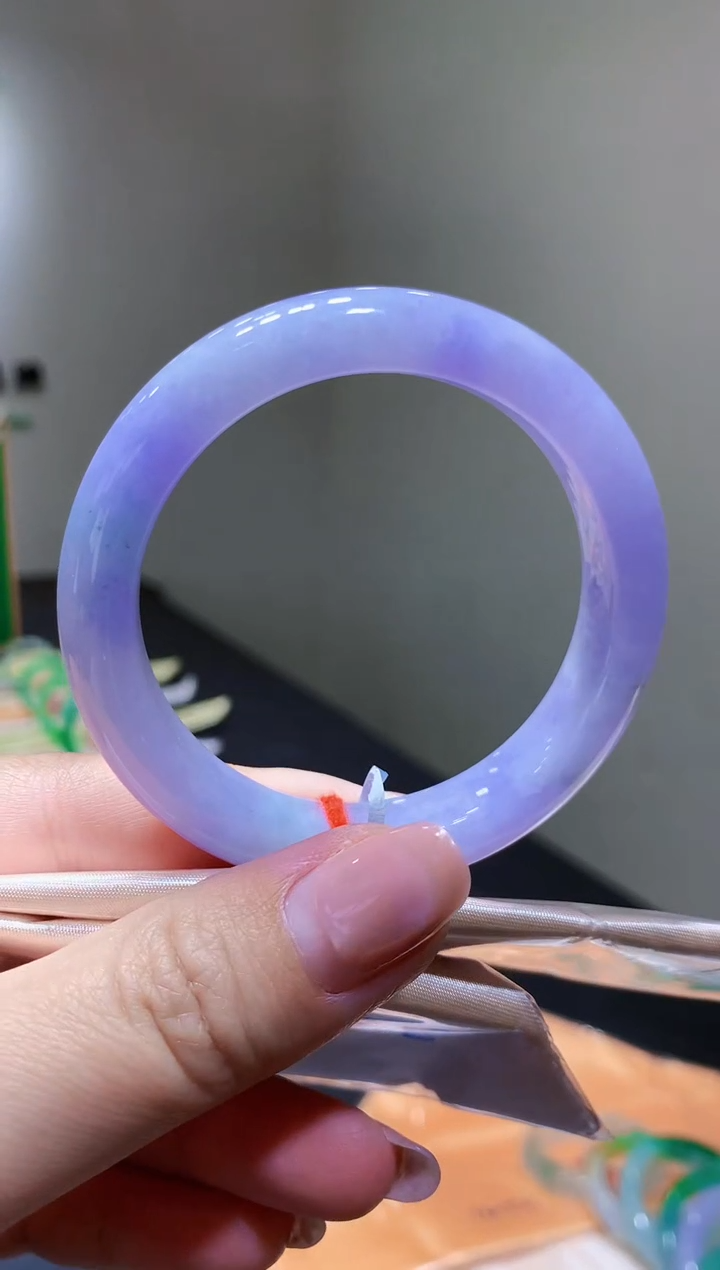 未镶嵌手镯翡翠K315K49天然A货缅甸翡翠53.4