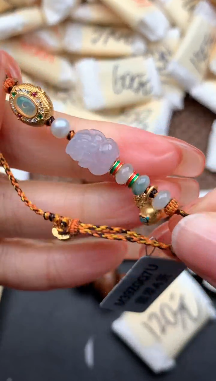 银S925镶嵌挂件翡翠一