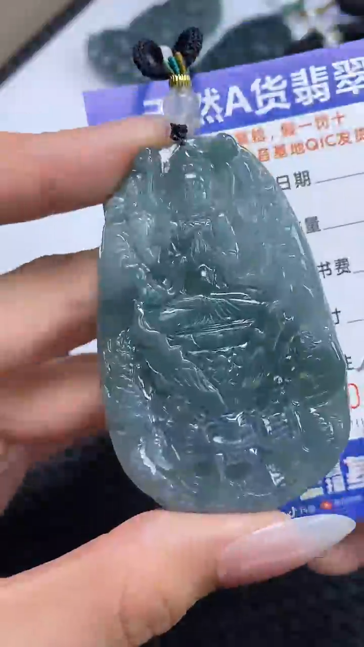 【闪购商品】翡翠颈饰未镶嵌A货翡翠7769