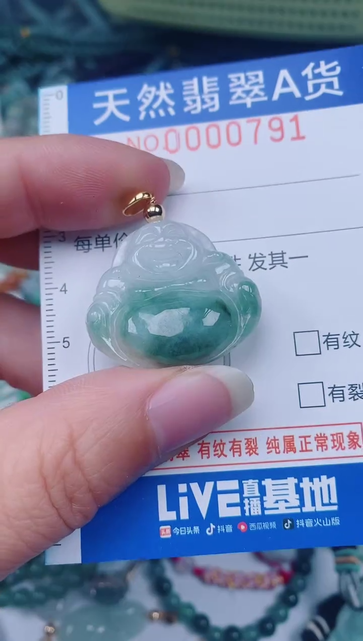 颈饰未镶嵌翡翠00000791