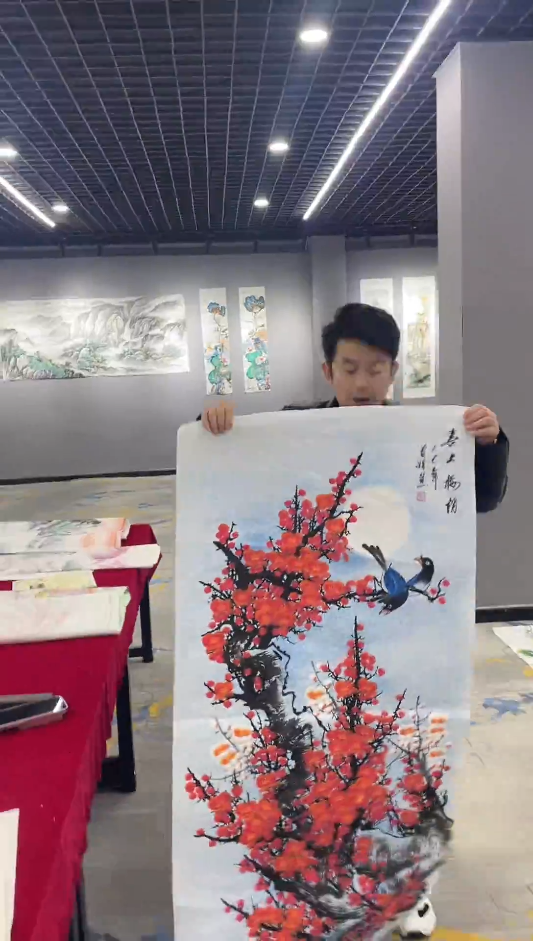 名人名画手工制作