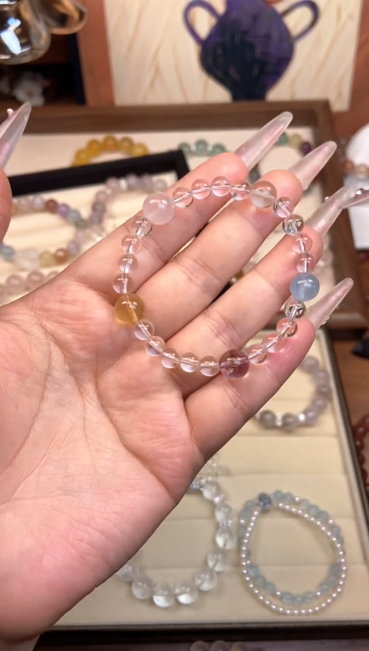 【闪购商品】水晶手链未镶嵌白水晶