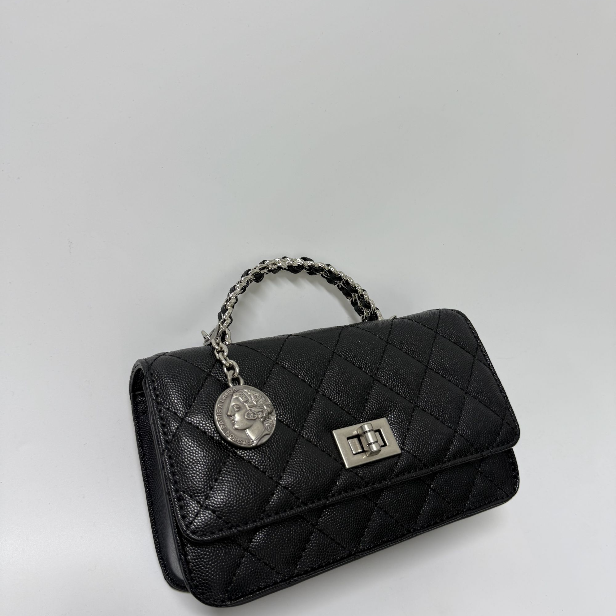 【工厂直销】SD-50019-小香黑轻奢时尚百搭气质女包