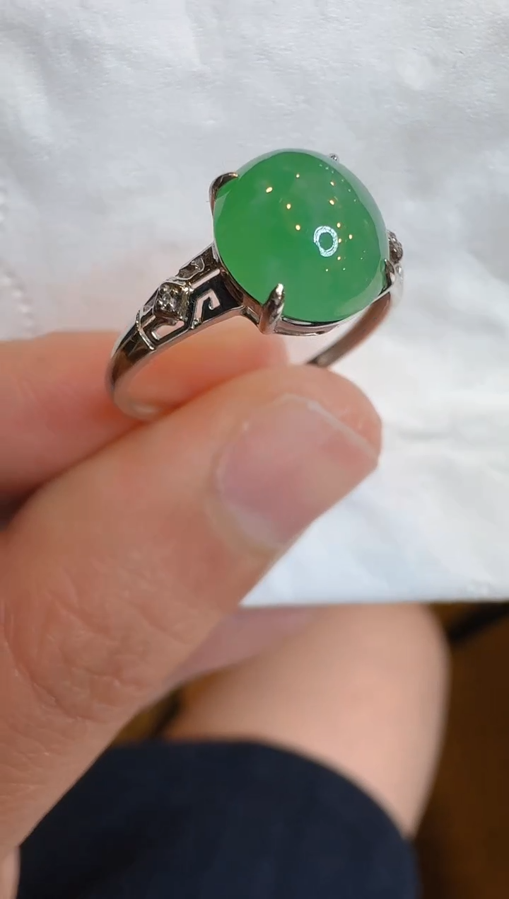 【闪购商品】翡翠戒指18K金镶嵌多样性团购发一件