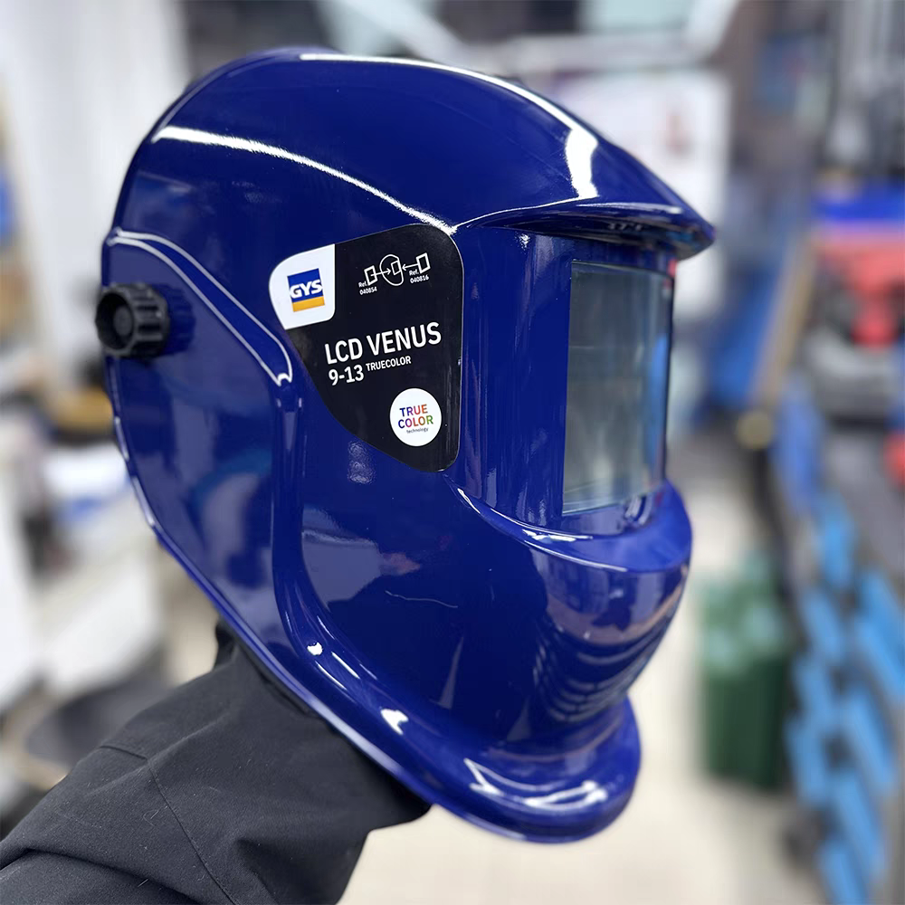 法国GYS头戴式自动变光焊帽真彩变光电焊护眼轻便氩弧焊防护面罩