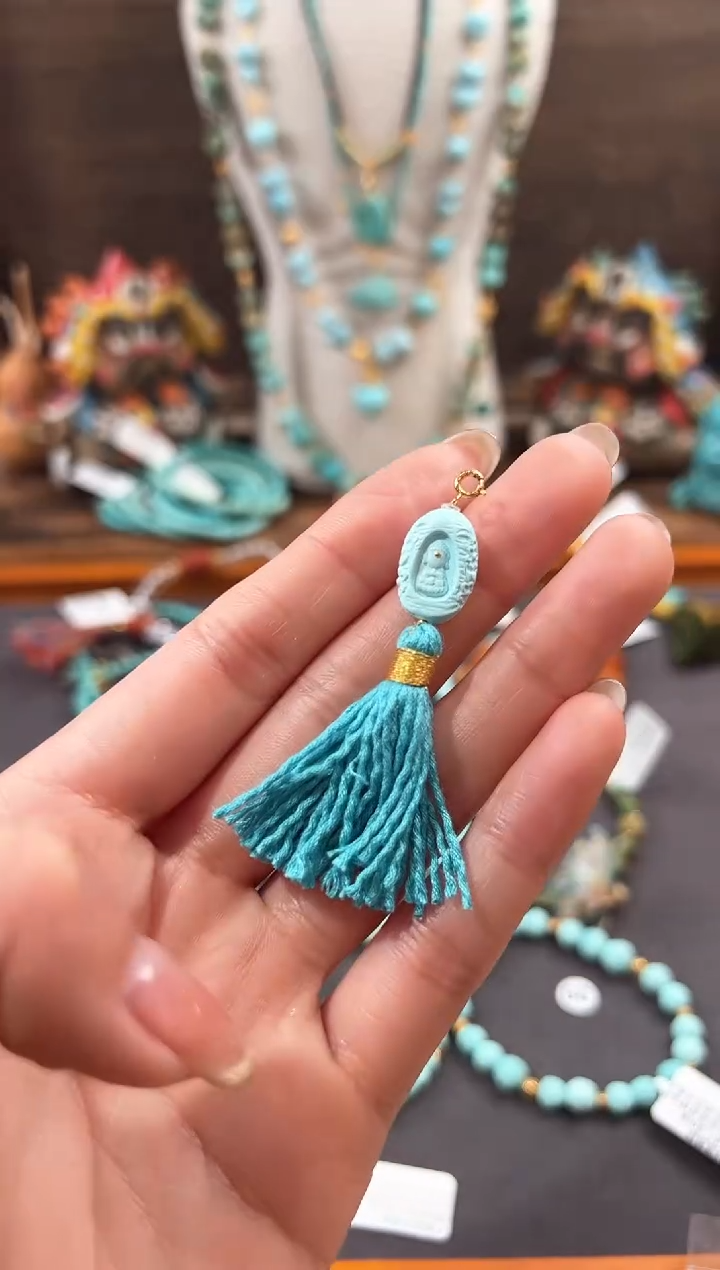 【闪购商品】绿松石提溜18K金镶嵌绿松石提溜