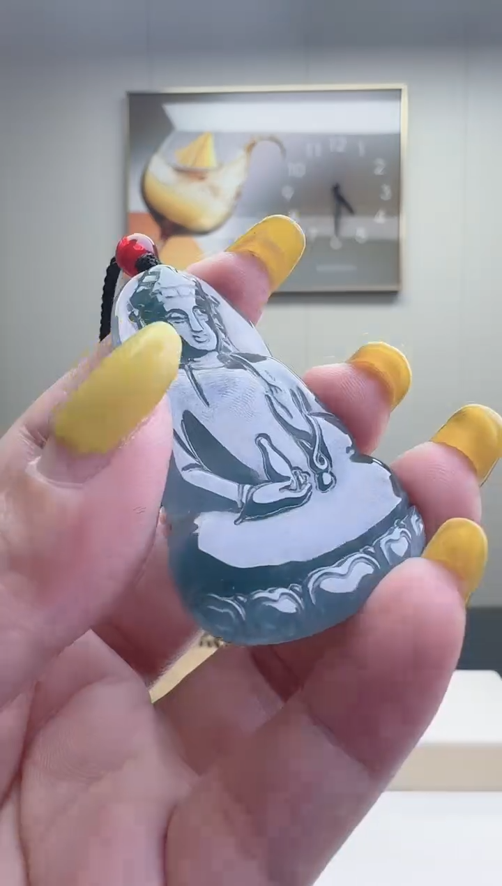 颈饰未镶嵌翡翠天然A货翡翠  多样性随机发其一