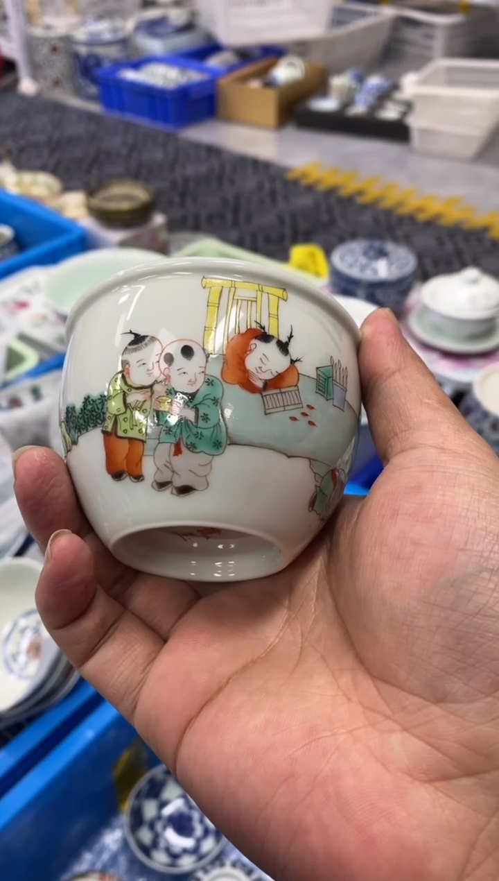 摆件陶景德陶瓷茶具容量约130