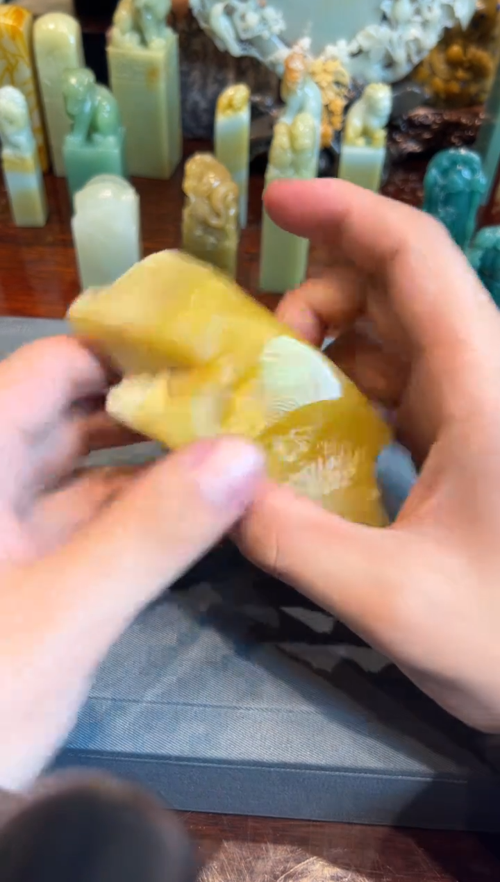 【闪购商品】青田石印石编号编号fqt1022