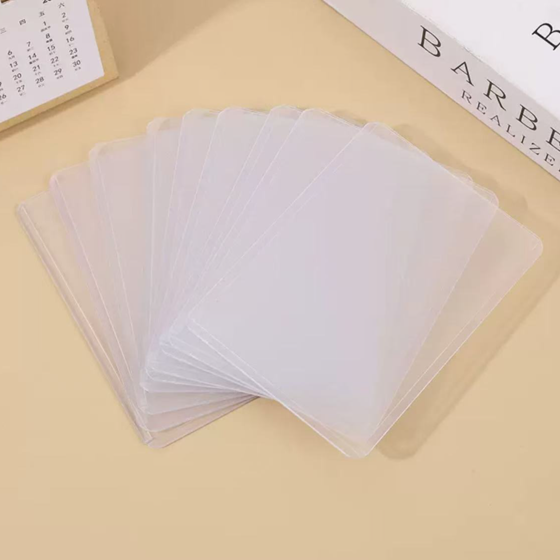 硬卡套B8小卡拍立得pvc卡套（竖版覆膜）