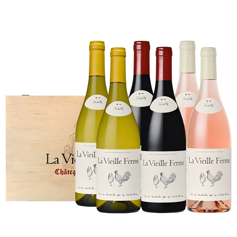 佩兰家族 农庄世家罗纳河谷葡萄酒750ml*6瓶 干红干白桃红组合装 