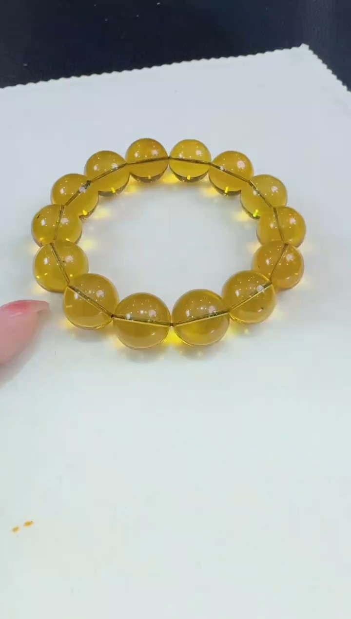 【闪购商品】琥珀裸石未镶嵌手串-只发一件