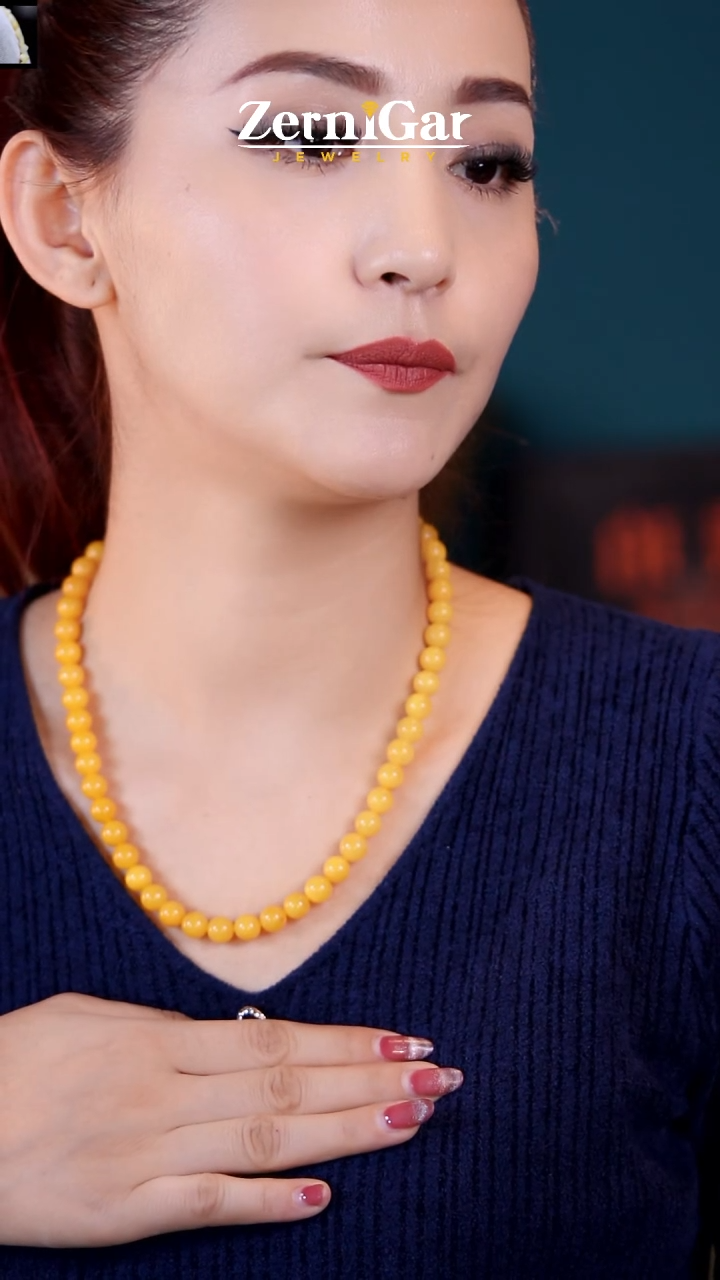 【闪购商品】琥珀颈饰未镶嵌天然琥珀项链