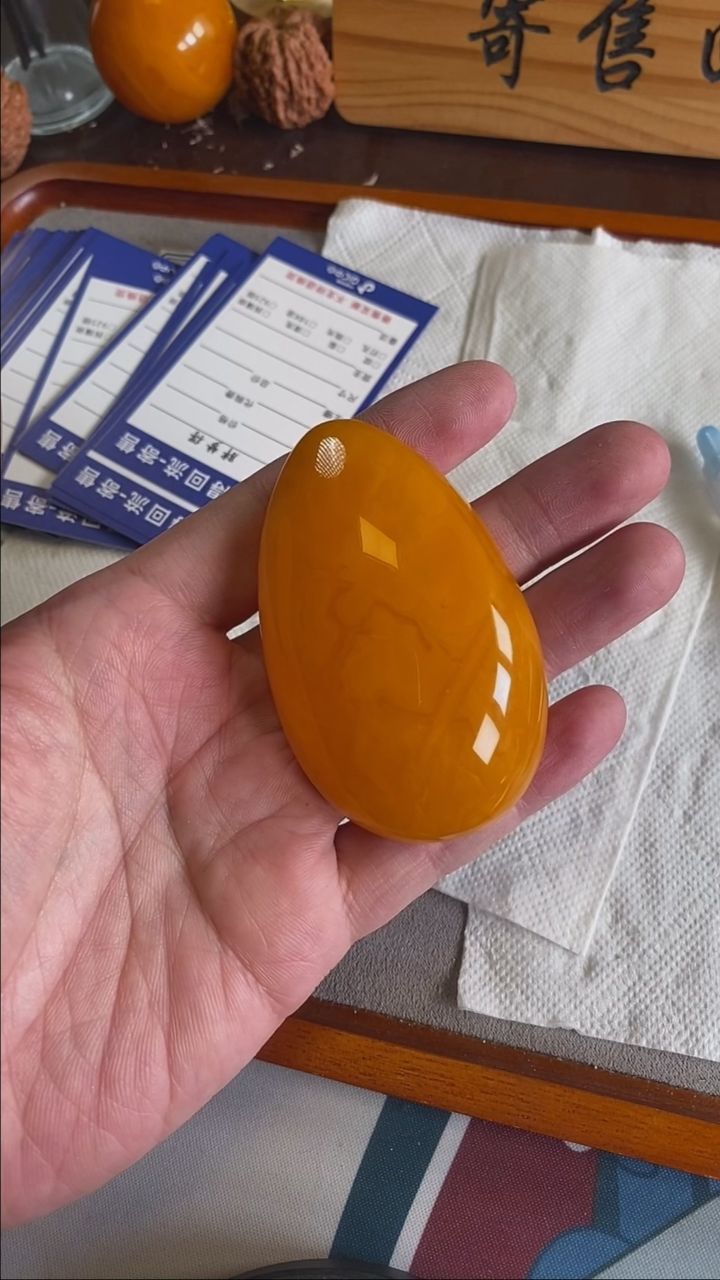 【闪购商品】定制琥珀未镶嵌13815号