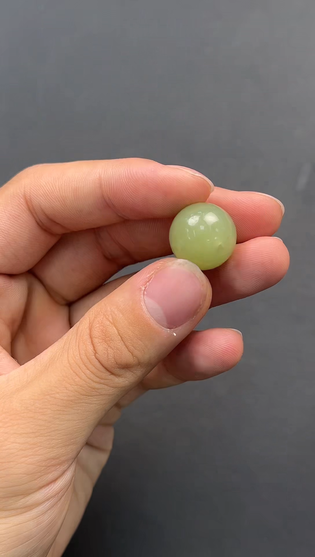 未镶嵌手串和田玉若羌黄口卡16单珠微色差