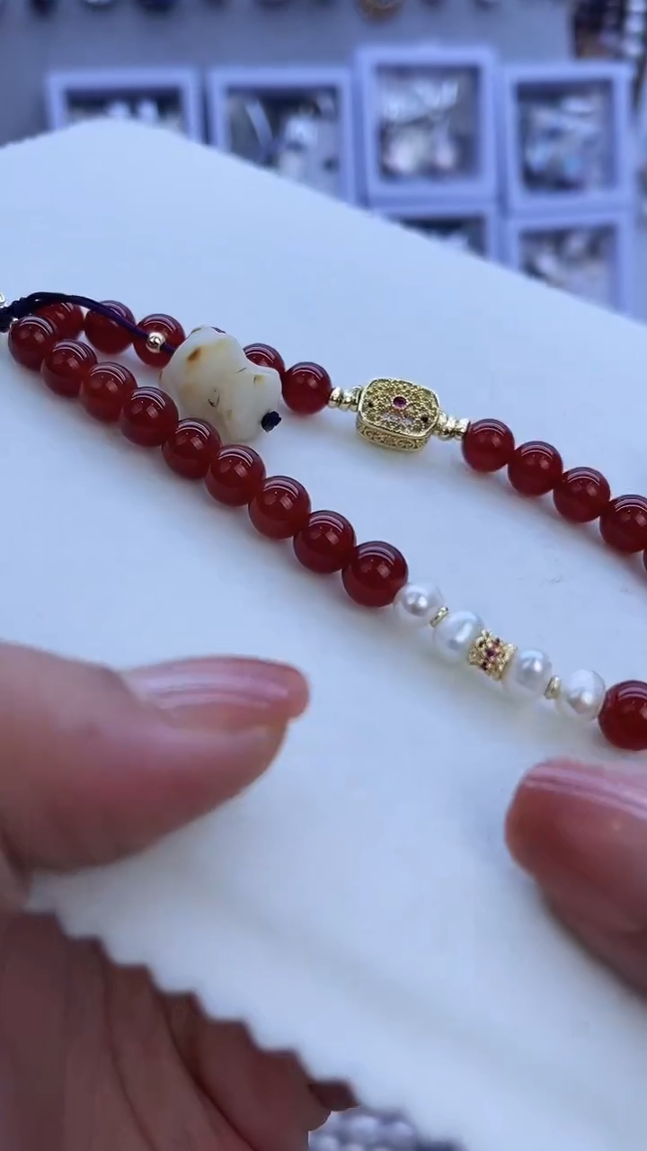 【闪购商品】淡水珍珠手机链未镶嵌536