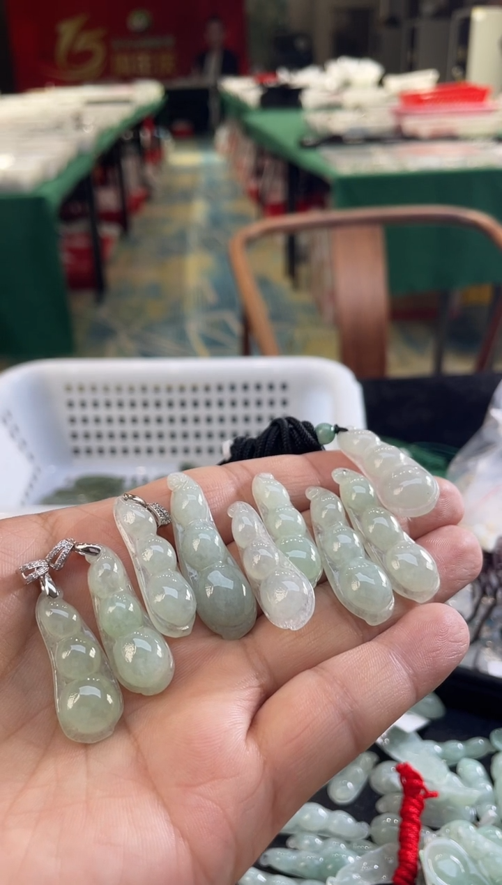 【闪购商品】翡翠颈饰未镶嵌豆子（多样性发一）