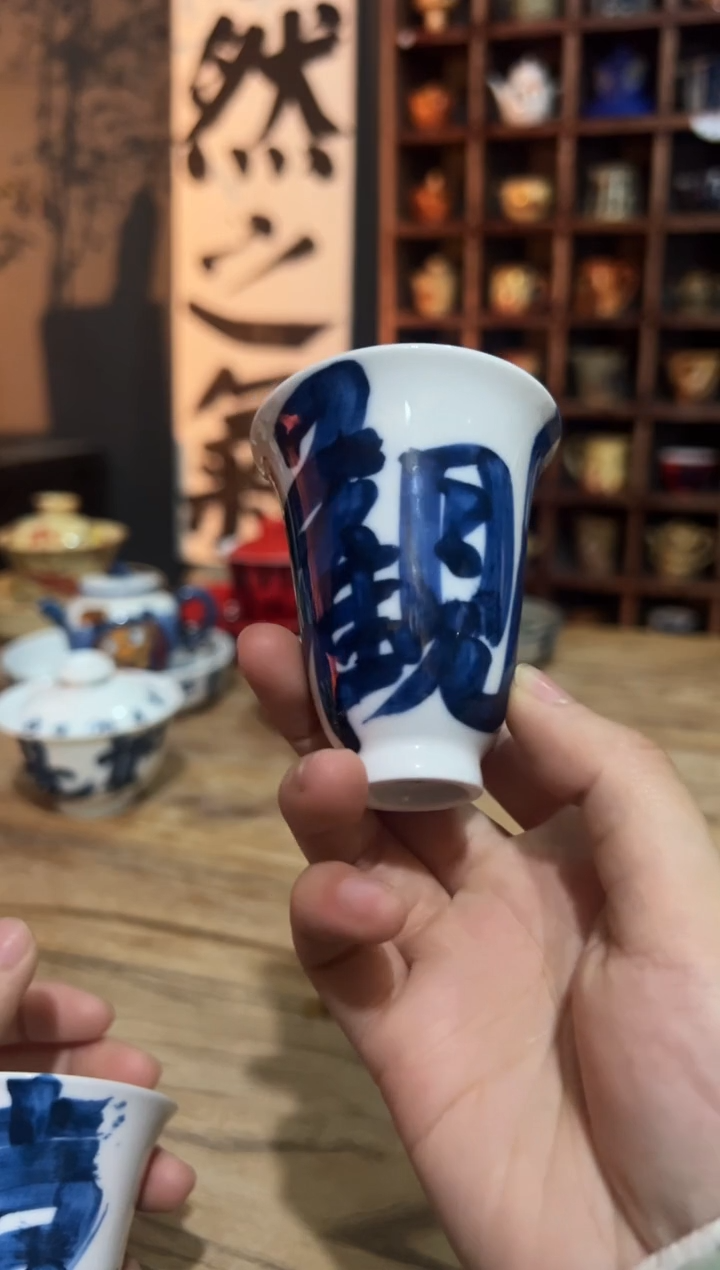 【闪购商品】观云听雨原创手绘茶具