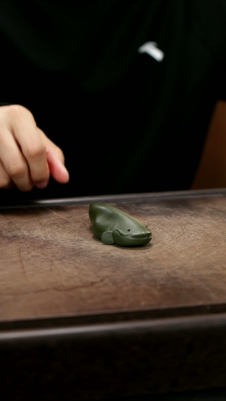 紫砂茶宠紫砂年年有余