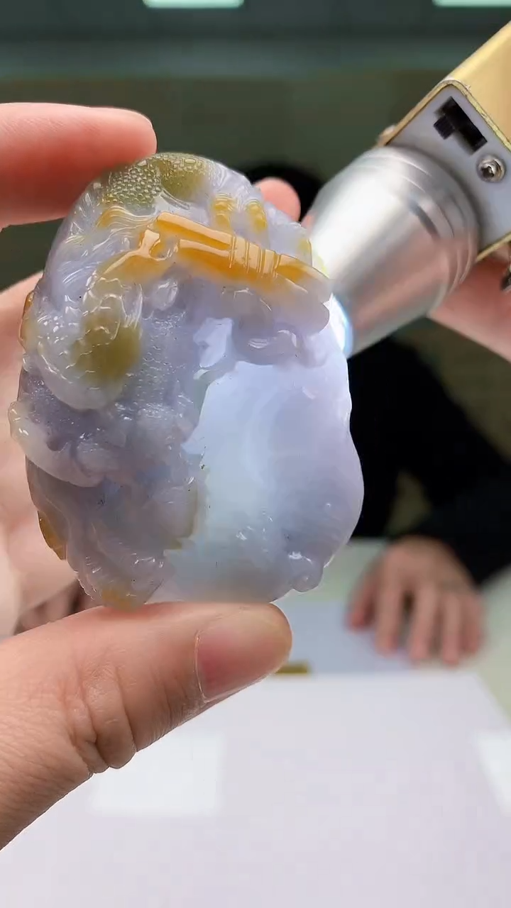 【闪购商品】定制翡翠未镶嵌5152ty-毛货挂件112