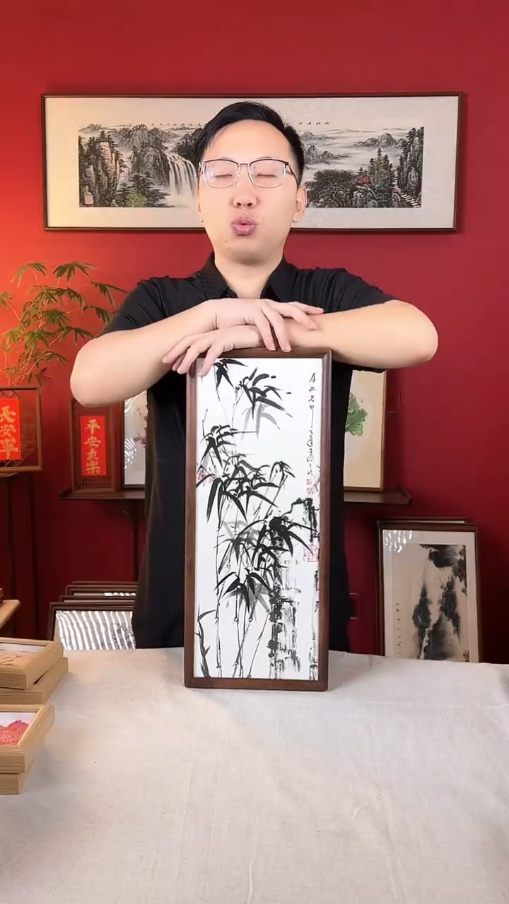 【闪购商品】国画虚怀若竹国画