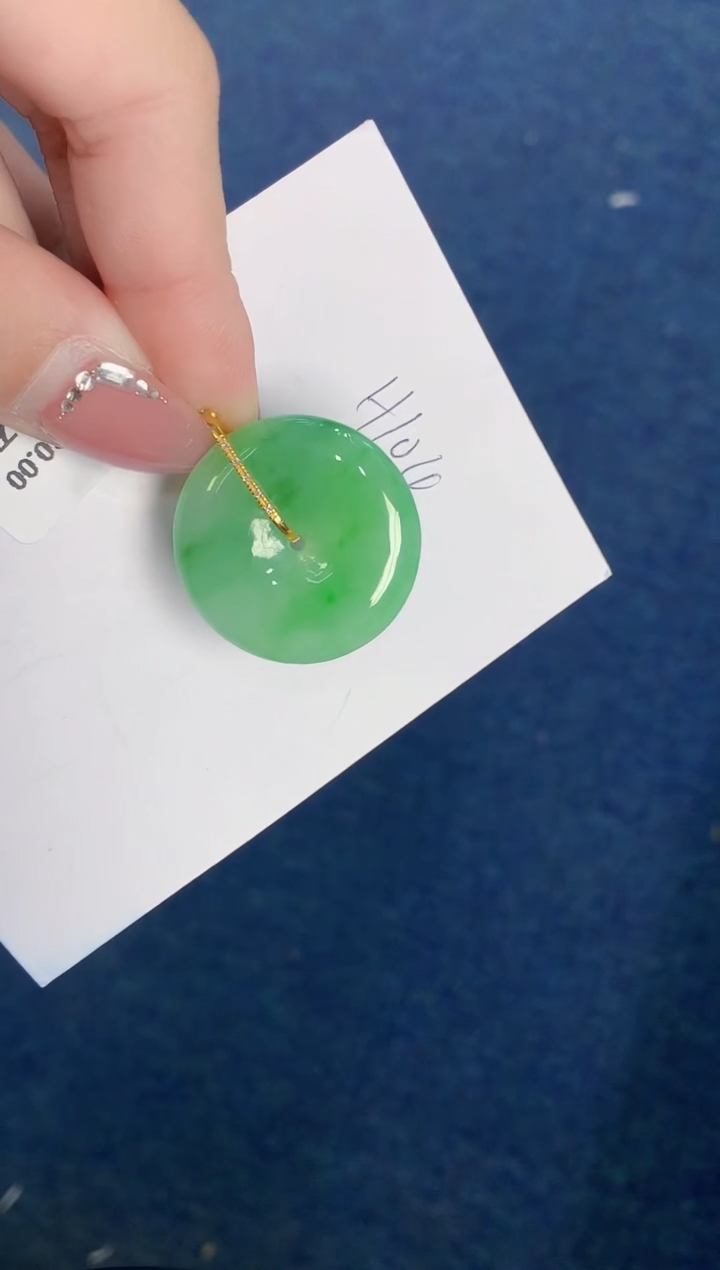 【闪购商品】翡翠颈饰18K金镶嵌000000000