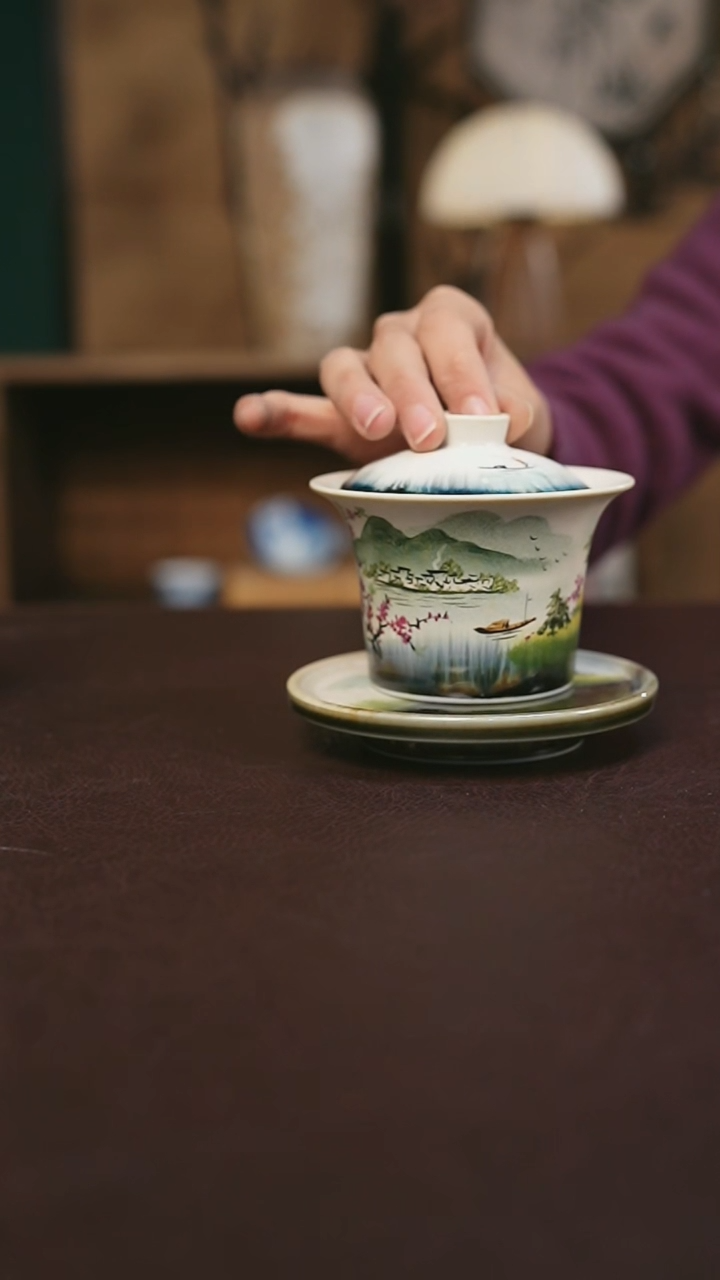 【闪购商品】景德镇陶瓷杯碗柴烧多人