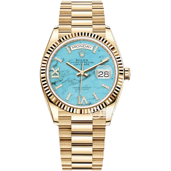 99新 Rolex/劳力士 老佛爷/劳力士128238/自动/25年保卡/36mm